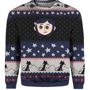 Super Soft Coraline Holiday Sweater
